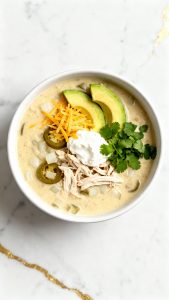 Crockpot Keto White Chicken Chili
