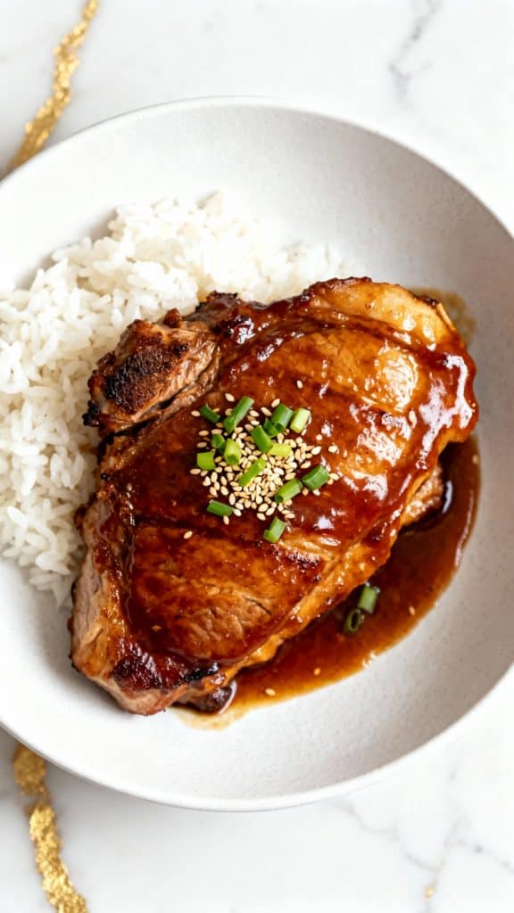 Slow Cooker Honey Garlic Pork Chops