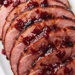 Cranberry Orange Glazed Ham