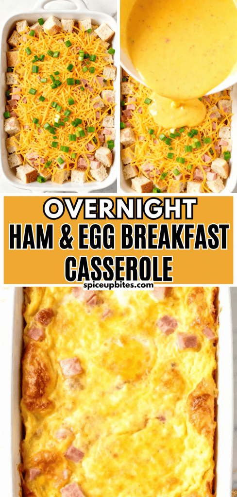 Overnight Ham & Egg Breakfast Casserole 3