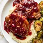 Crockpot Orange Cranberry Pork Chops