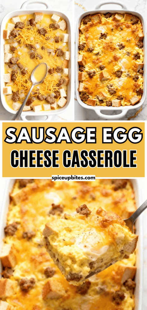 Sausage Egg Cheese Casserole 1