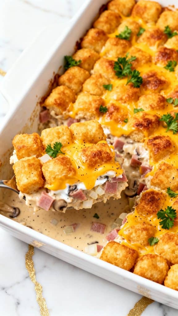 Ham and Tater Tot Casserole
