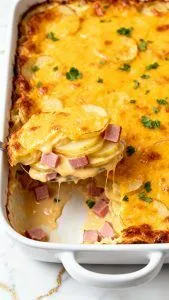 Ham and Potato Au Gratin
