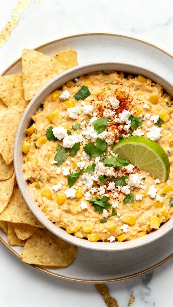 Crockpot Mexican Street Corn Dip