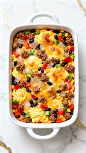 Mexican breakfast casserole
