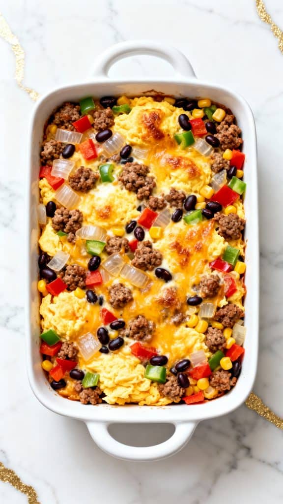 Mexican breakfast casserole