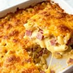 Mac and Cheese Ham Casserole