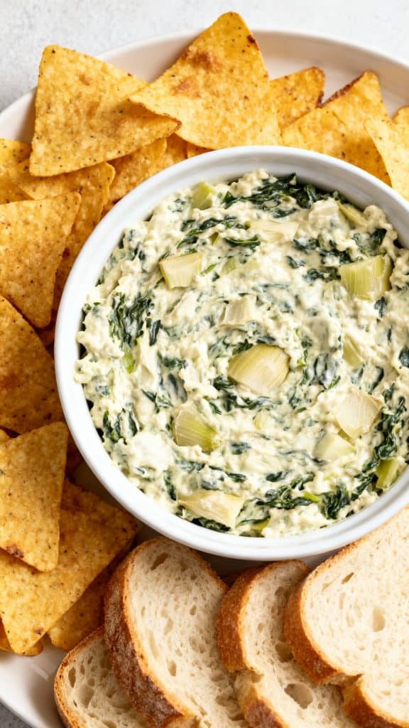 Crockpot Spinach Artichoke Dip