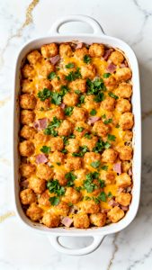 Ham and Tater Tot Casserole