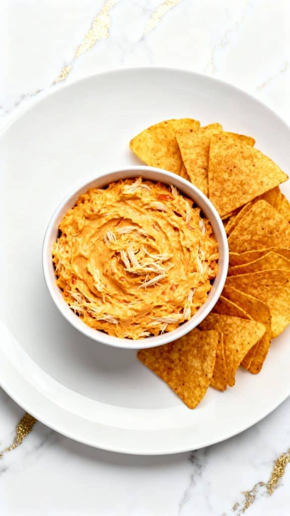 Crockpot Buffalo Chicken Dip