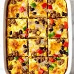 Mexican breakfast casserole