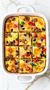 Mexican breakfast casserole