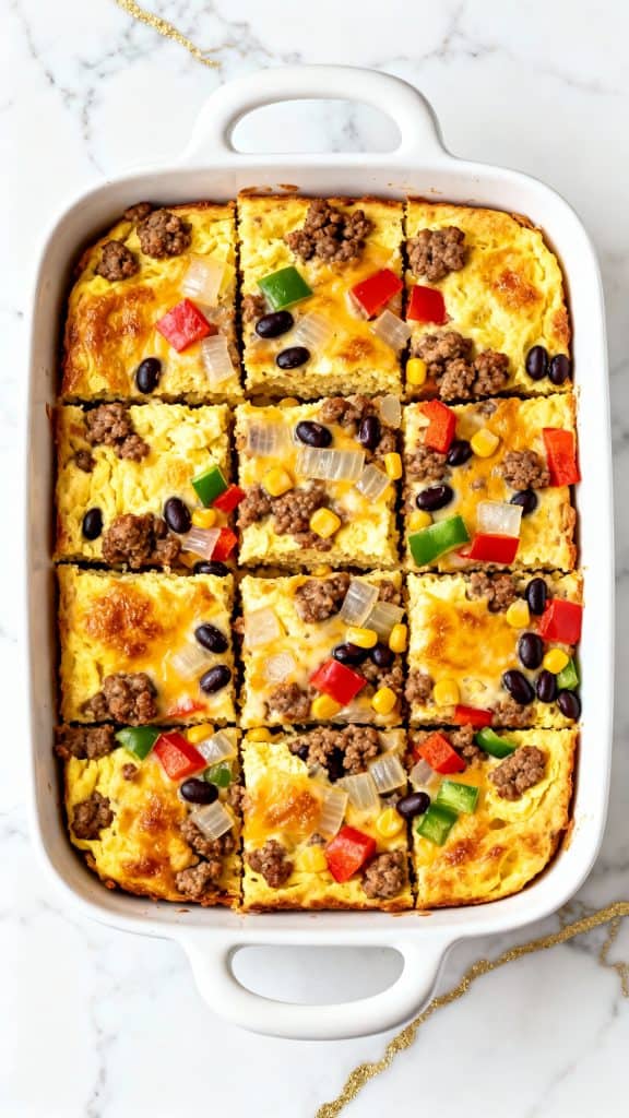 Mexican breakfast casserole