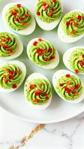 Christmas Deviled Eggs