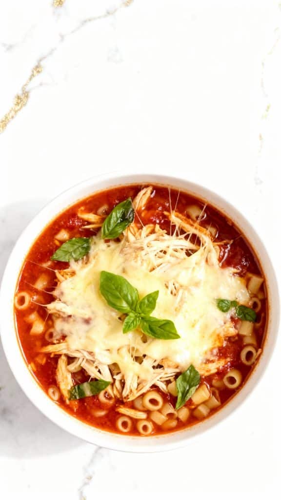 Chicken Parmesan Soup
