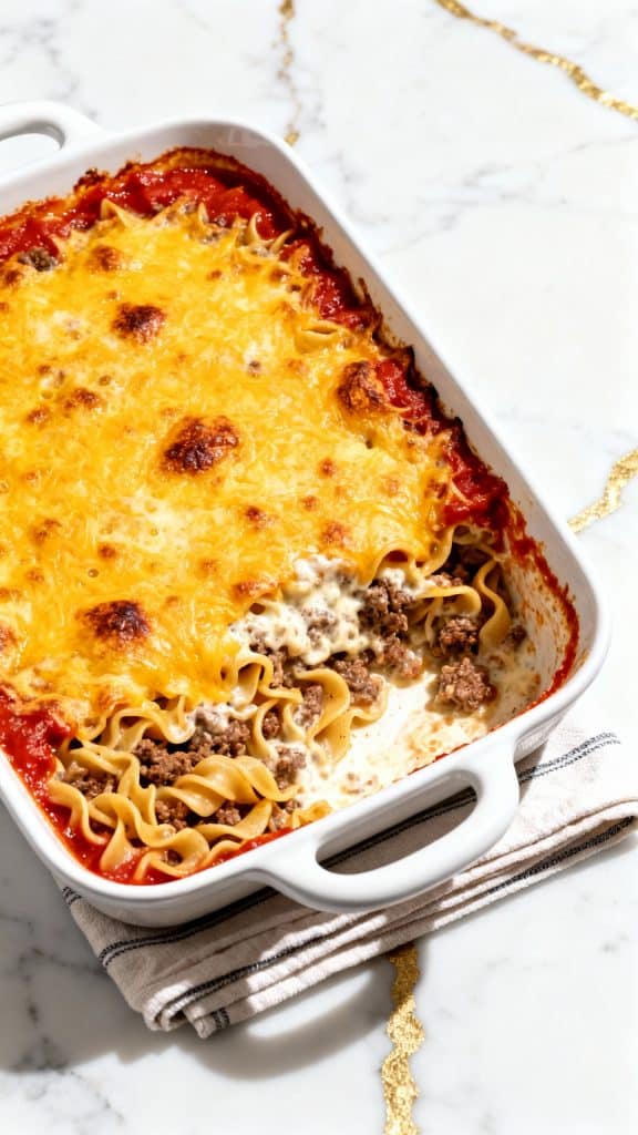 Sour Cream Beef Noodle Casserole