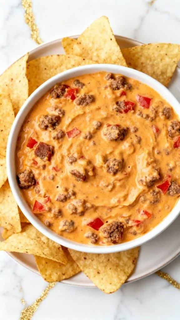 Crockpot Sausage Cheese Dip