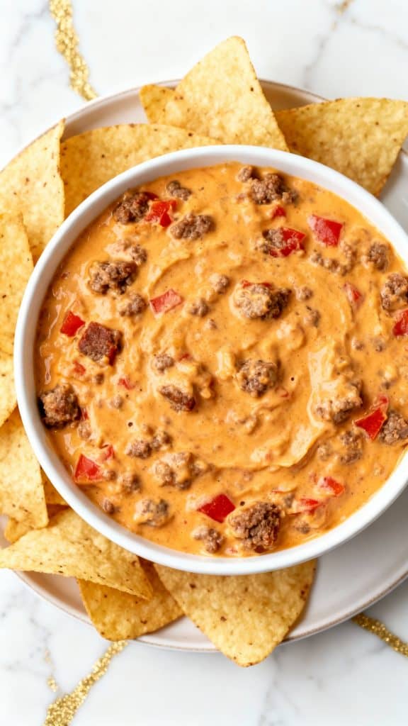 Crockpot Sausage Cheese Dip