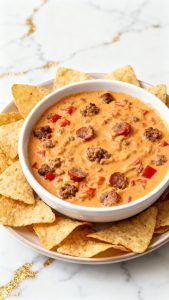 Crockpot Sausage Cheese Dip