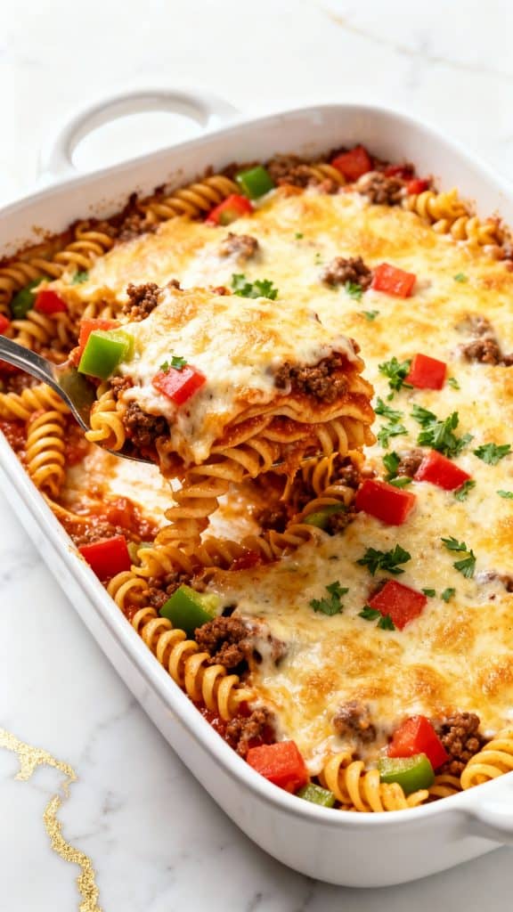 Stuffed Pepper Pasta Casserole