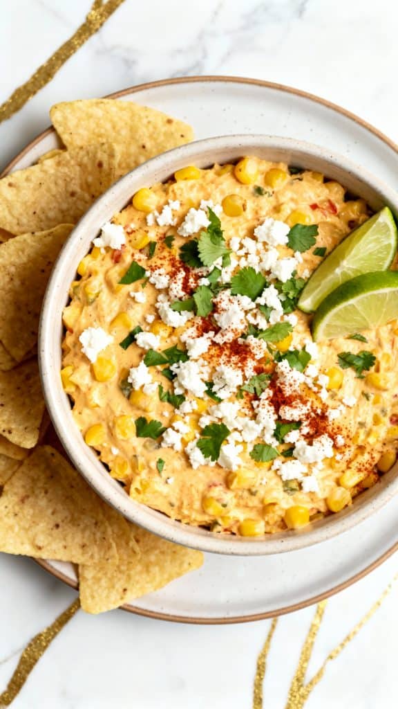 Crockpot Mexican Street Corn Dip