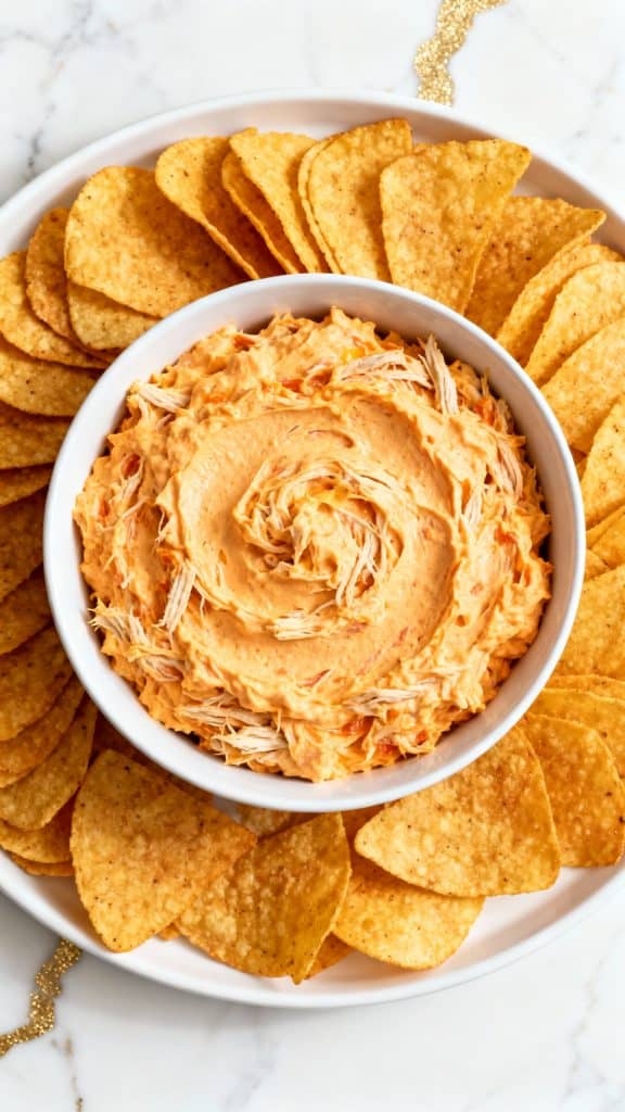 Crockpot Buffalo Chicken Dip