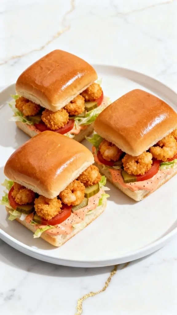 Shrimp Po&rsquo; Boy Sliders