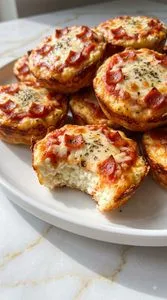 Mini Cottage Cheese Pizza Bites