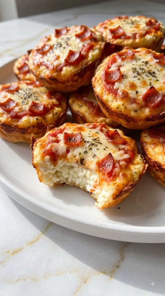 Mini Cottage Cheese Pizza Bites