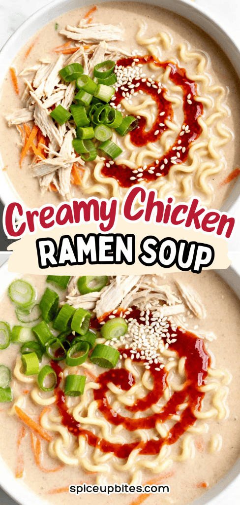 Creamy Chicken Ramen Soup