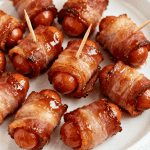 Crockpot Bacon-Wrapped Little Smokies 1