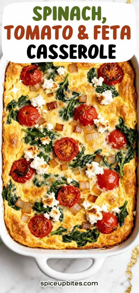 Spinach, Tomato & Feta Breakfast Casserole 3