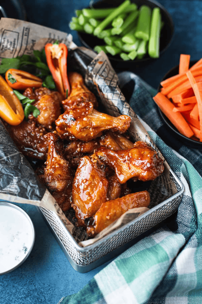 Sweet and Hot Chicken Wings