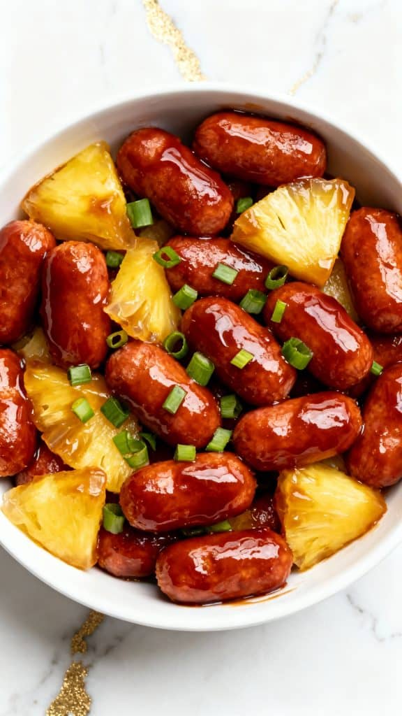 Slow Cooker Hawaiian Little Smokies