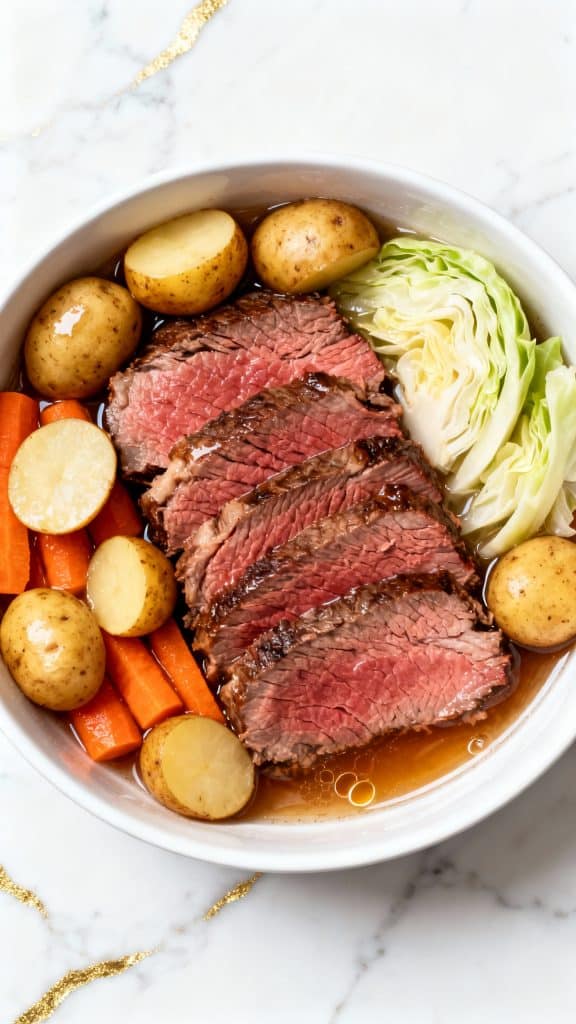 Slow Cooker Corned Beef and Cabbage