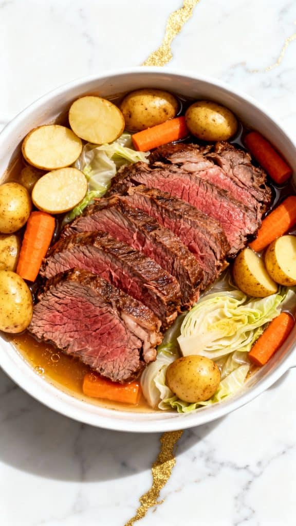 Slow Cooker Corned Beef and Cabbage