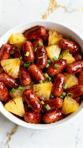 Slow Cooker Hawaiian Little Smokies