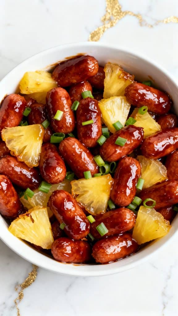 Slow Cooker Hawaiian Little Smokies