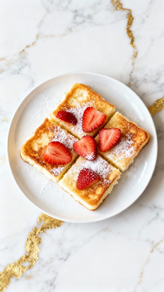 High Protein Cottage Cheese Oven Pancakes