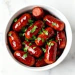 Crockpot Bourbon BBQ Little Smokies