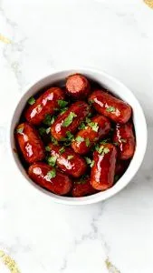Crockpot Bourbon BBQ Little Smokies