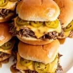 Crockpot Mississippi Pot Roast Sliders