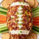 Jalapeño Popper Football Cheese Ball