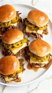 Crockpot Mississippi Pot Roast Sliders