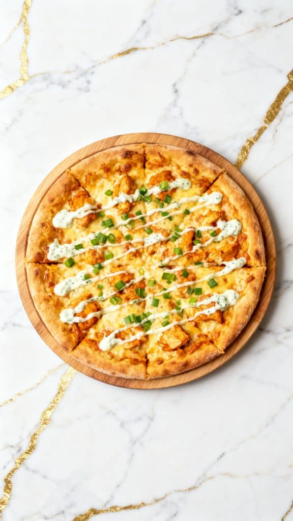 Game Day Buffalo Chicken Pizza