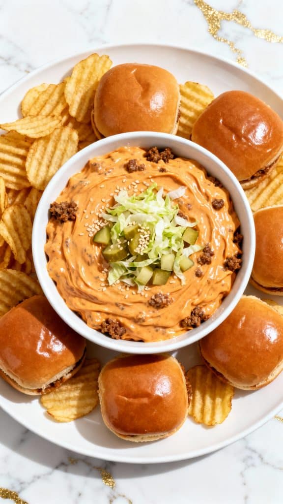 Slow Cooker Big Mac Dip
