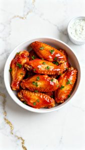 Crispiest Air-Fry Buffalo Wings
