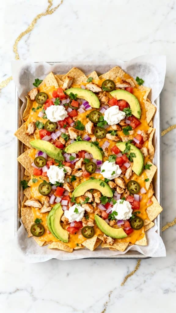 Loaded Sheet Pan Nachos