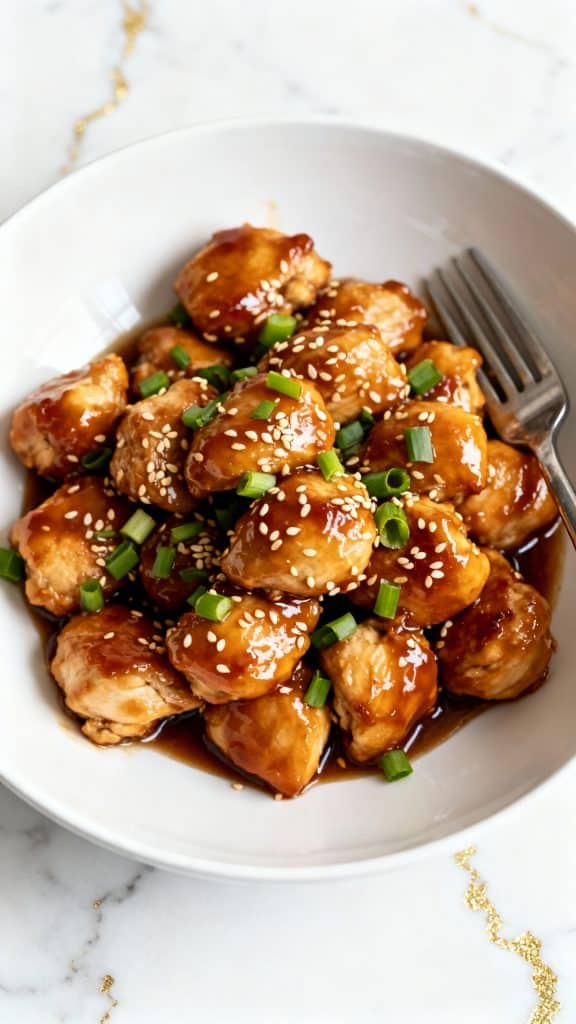 Honey Garlic Chicken Bites